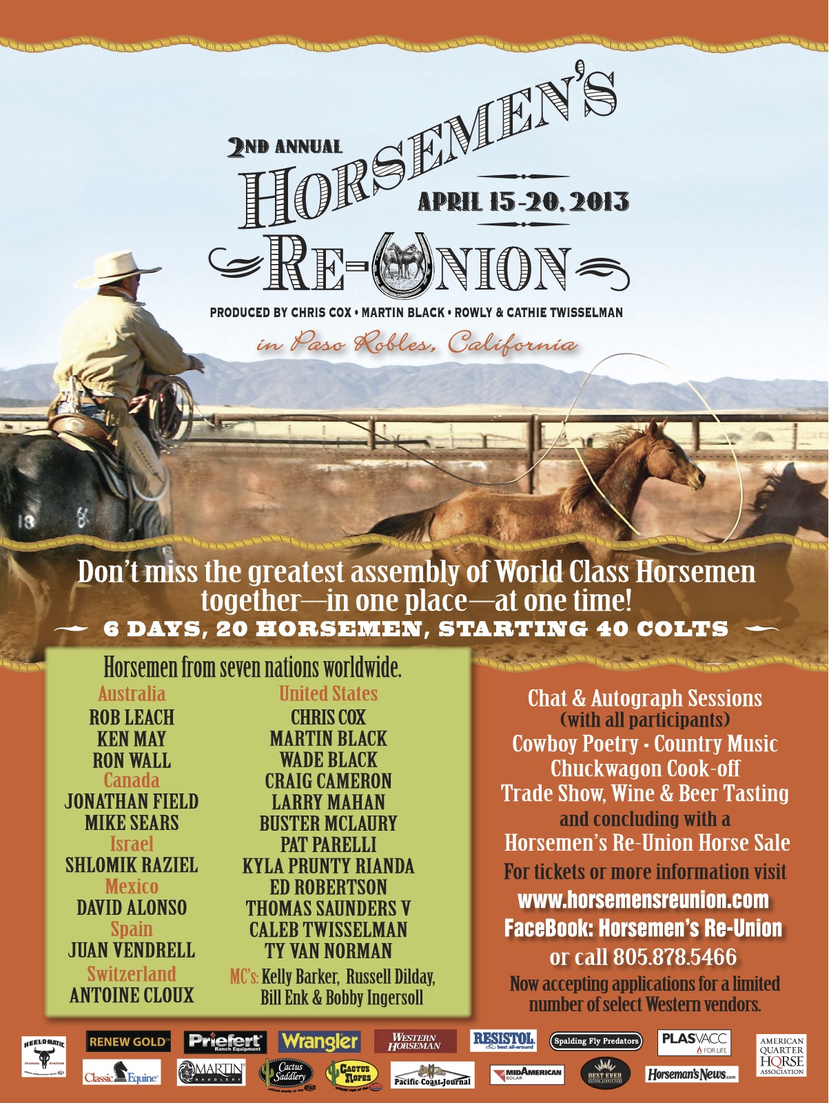2nd Annual Horsemen's Re-Union