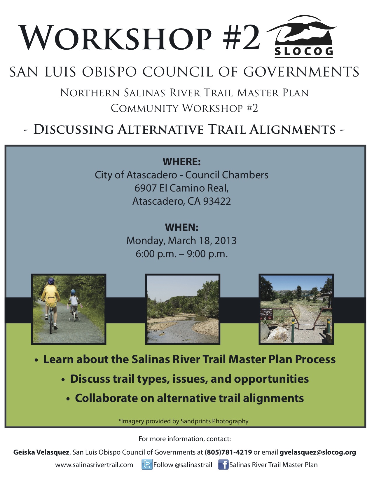 Salinas River Trail Master Plan-Workshop