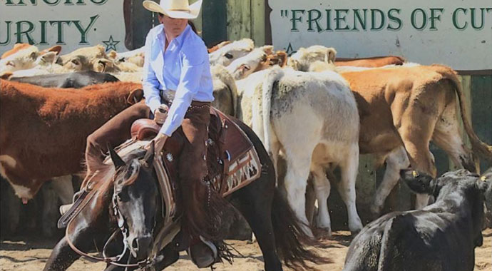 Mary Kate Huntsberger - Cutting tips from a seasoned Non-Pro Competitor | SLO Horse News
