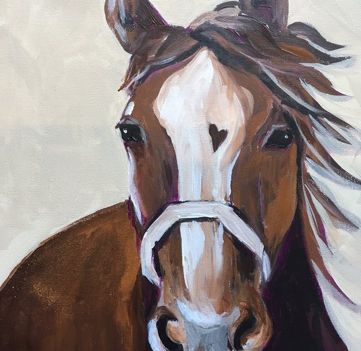 Enjoy a Creative Afternoon at the Natural Horse Paint and Sip Event | SLO Horse News