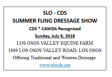 Get into the Local Dressage Action at Two SLO-CDS Dressage Shows | SLO Horse News