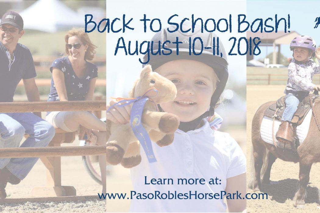 Back to School Bash Horse Camp for Adults and Kids from Newbies to Show Riders | SLO Horse News