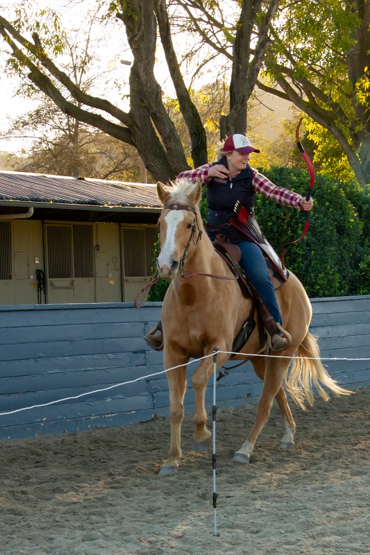 Lessons Learned at a Bridleless Riding and Mounted Archery Clinic  | SLO Horse News 