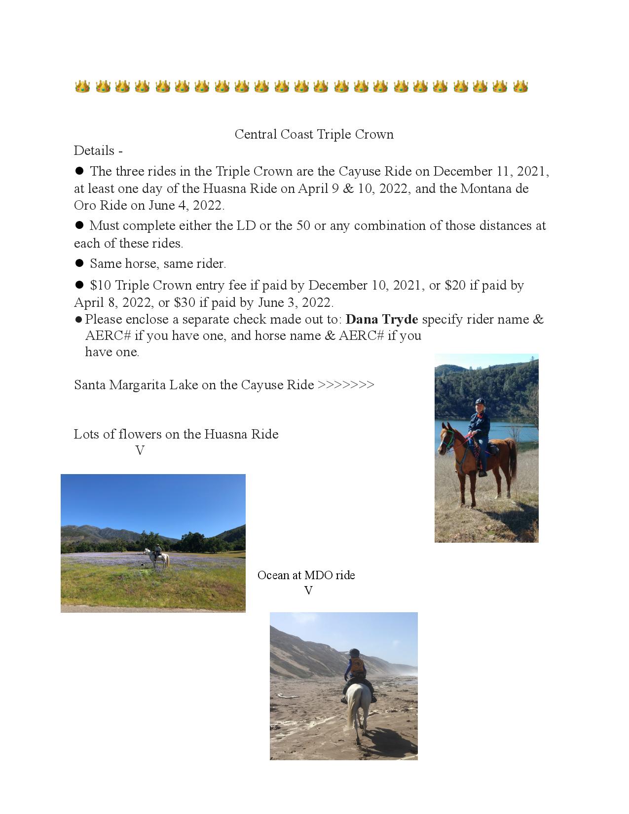 FirstEver Huasna Endurance Ride Coming Up SLO Horse News