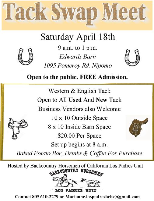 Tack Swap Meet: Turn Your Horse Gear into Cash